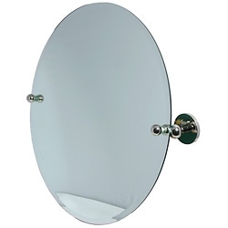 Round Beveled-edge Bathroom Tilt Wall Mirror | Overstock.