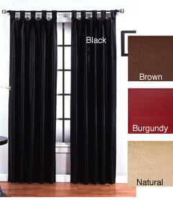 faux leather curtains