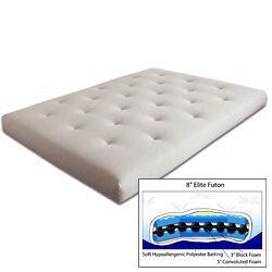 Twin 9-inch Elite Futon Mattress