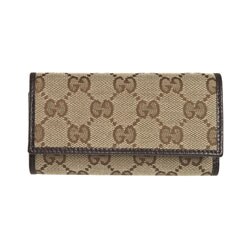 Gucci Women's Jacquard Logo Keychain Wallet