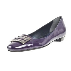 Sergio Rossi Women's Purple Patent Leather Flats