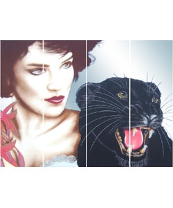 Panther Beauty Wall Mirror