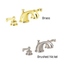 Fontaine Brushed Nickel Widespread S-handle Faucet