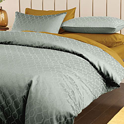 Bryant Park Scroll 7-piece Duvet Cover Set
