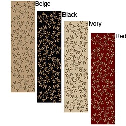 Olefin Virginia Floral Runner Rug (2'2 x 7'7)