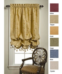 Wellington Damask Balloon Curtain (62 in. x 42 in.)