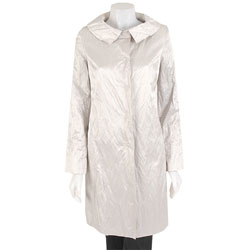 Tahari by Elie Tahari Women's Snap-front Spring Walking Coat