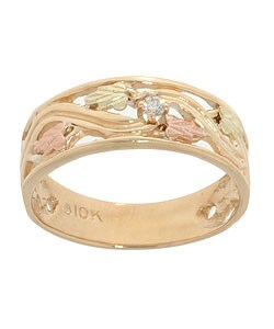 Black Hills Gold Diamond Ring
