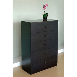 Modern 5-drawer Wood Chest