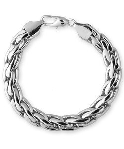 14k White Gold Overlay Pharaoh Bracelet