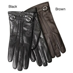 Portolano Italian Leather/ Cashmere Gloves