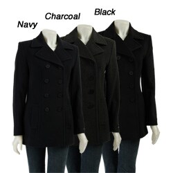 Jones New York Women's Wool Blend Peacoat