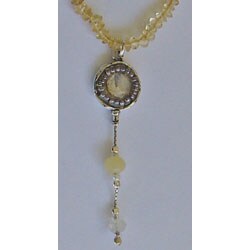 Moonstone and Rose Quartz Necklace (Israel)