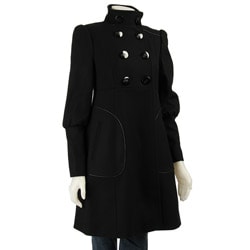 Miss Sixty Women's Patent Trim Walker Jacket Miss Sixty Women's Patent Trim Walker Jacket