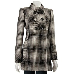 MICHAEL Michael Kors Women's Plaid Babydoll Jacket