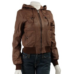 MICHAEL Michael Kors Women's Hooded Bomber Jacket