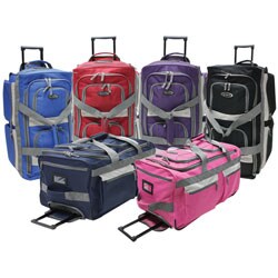 Olympia 29-inch 8-pocket Rolling Upright Duffel Bag