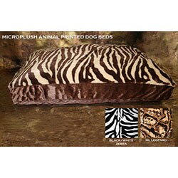 Faux Fur Animal Print Pet Beds
