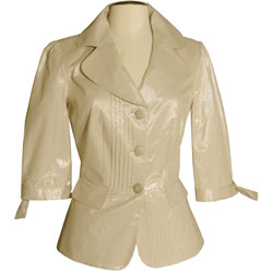 Eye Women's Metallic Pintuck Jacket
