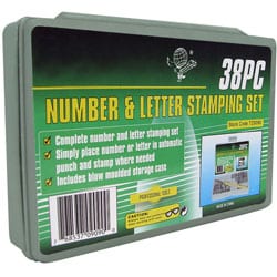 Number and Letter 38-piece Metal Stamping Set
