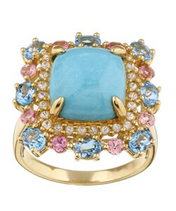 Encore by Le Vian 14k Yellow Gold Turquoise Ring