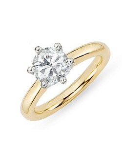 18k Gold 1ct TDW Diamond Solitaire Ring (H-I, I1-I2)