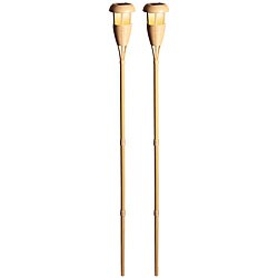 Villa Flickering Solar Garden Torch Lights (Set of 2)