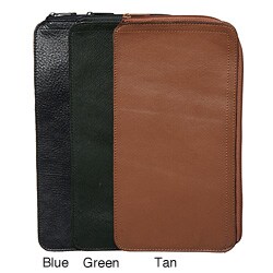 Royce Leather Zippered Travel Document Pouch