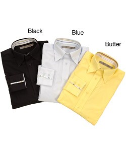 Raffi Men's Button-down Solid Woven Shirt