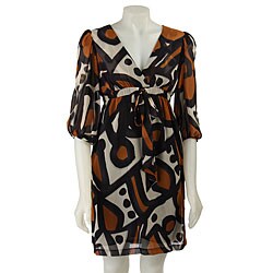 Eliza J Women's Chiffon Tie-front Dress