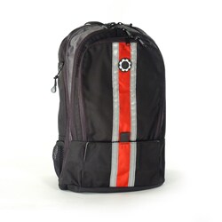 DadGear Red Center Stripe Diaper Backpack