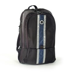 DadGear Blue Center Stripe Diaper Backpack