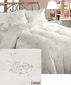 Crown Jewel 350 Thread Count White Goose Down 5-piece Comforter Set