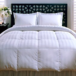 Beauty Stripe 330 Thread Count Down Alternative Comforter