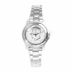 American Coin Treasures Men's Laser-cut JFK Half Dollar Military Watch