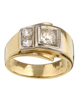 14k Yellow Gold 1ct TDW Old Mine Diamond Ring (M, SI1)