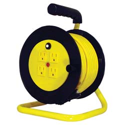 Extension Cord Reel with 4 Outlets