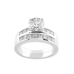 14k Gold 2 3/8ct TDW Certified Diamond Bridal Rings Set