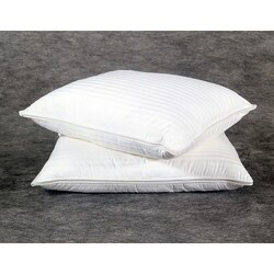 260 Thread Count Stripe Down Alternative Pillow Set
