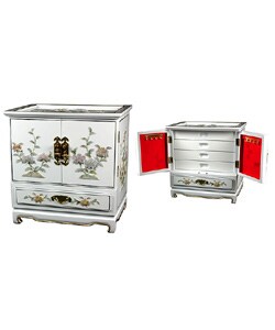 Empress Lacquered White Jewel Box (China)