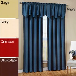 Peach Skin Solid Curtain Panel (84 in. x 42 in.)