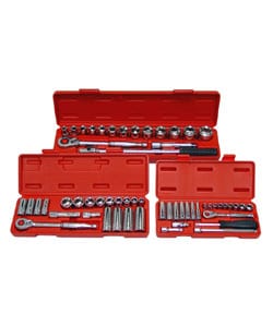 GRIP 60-piece 1/4-3/8-1/2-inch Professional Socket Set (SAE)