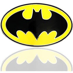 Batman Black and Yellow Belt Buckle