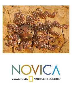 Iron 'Placid Reflections of the Sun' Wall Adornment (Mexico)