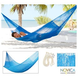 Glowing Sapphire Large Deluxe Hammock with Accessories (Mexico)