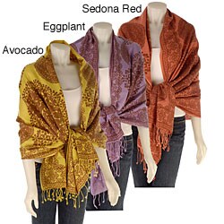 Himalaya Trading Company Medallion Print Pashmina