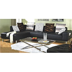 Leather Sectional Chaise