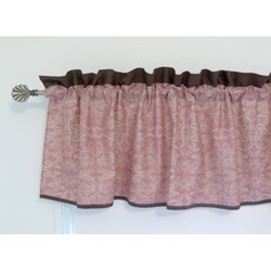 Babykins Chocolate Paisley Valance