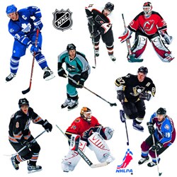 Upper Deck NHL Wall Stars Stickers