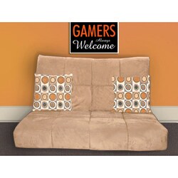 Roxy Butter Microfiber Floor Video Game Chair